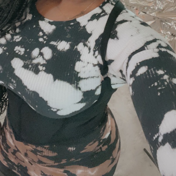 Tie dye fitted dress - Picture 2 of 7